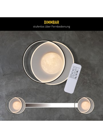 näve Lampa sufitowa LED "Moonshine" w kolorze biało-czarnym - KEE E (A do G)