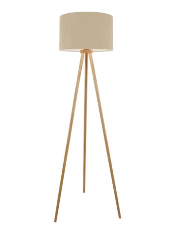 näve Lampa stojąca "Ardita" w kolorze beżowo-jasnobrązowym - wys. 152 cm