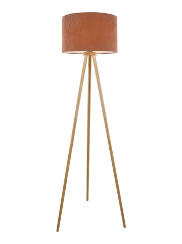 näve Lampa stojąca "Ardita" w kolorze jasnobrązowym - wys. 152 cm