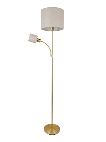 näve Lampa stojąca "Filomena" w kolorze złoto-jasnoszarym - wys. 165 cm
