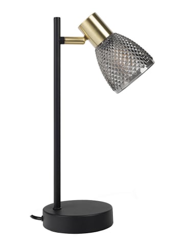 näve Lampa stołowa "Lindita" w kolorze szaro-czarnym - wys. 35,5 cm
