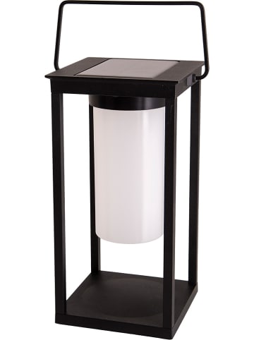 näve Solarny lampion LED w kolorze czarnym - wys. 28 cm