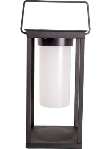 näve LED-Solarlaterne in Schwarz - (H)28 cm