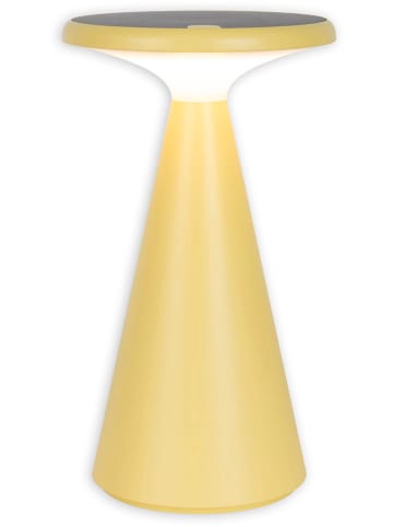 näve Solartafellamp op accu "Palu" geel - (H)30 x Ø 20 cm