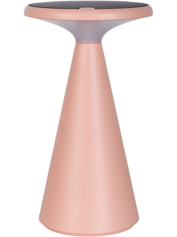 näve Solarna lampa stołowa "Palu" w kolorze jasnoróżowym - wys. 30 x Ø 20 cm