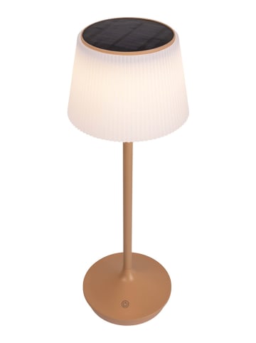 näve Solartafellamp op accu "Emmi" lichtbruin/wit - energieklasse E (A tot G)