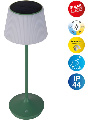näve Solar-Akku-Tischleuchte "Emmi" in Grün/ Weiß - EEK E (A bis G)