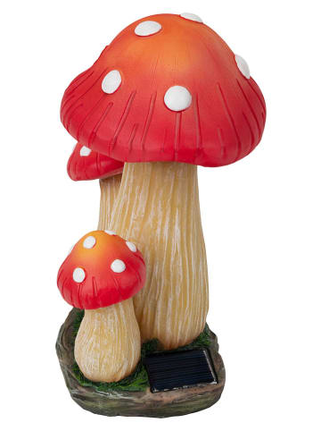 näve Solarna lampa dekoracyjna "Fungo" ze wzorem - wys. 23 cm