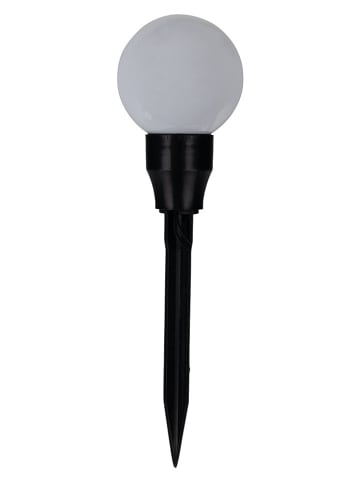 näve Solarne lampy ogrodowe (10 szt.) w kolorze czarnym na trzonku - wys. 18 cm