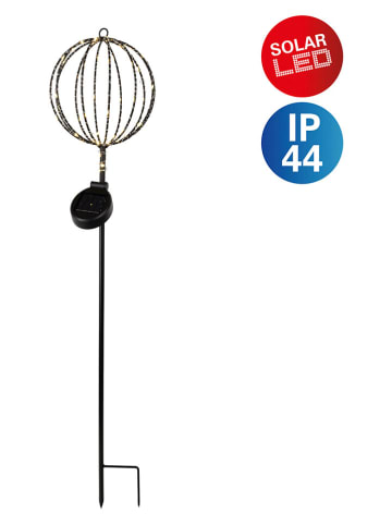 näve Solarna lampa ogrodowa w kolorze czarnym na trzonku - wys. 76 cm