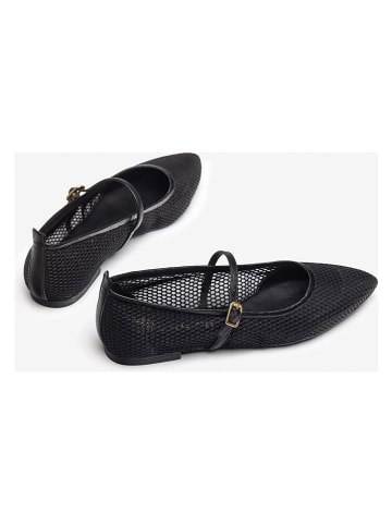 Unisa Ballerina's met bandje zwart