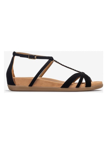 Unisa Leder-Sandalen in Schwarz