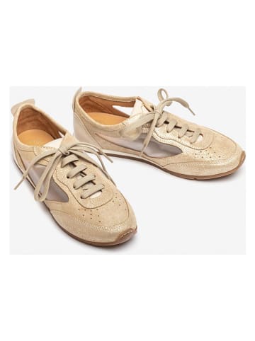 Unisa Leren sneakers beige