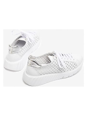 Unisa Leren sneakers wit