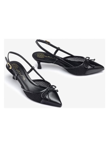 Unisa Leren pumps zwart