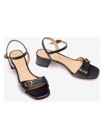 Unisa Leder-Sandaletten in Schwarz