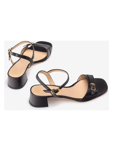 Unisa Leder-Sandaletten in Schwarz