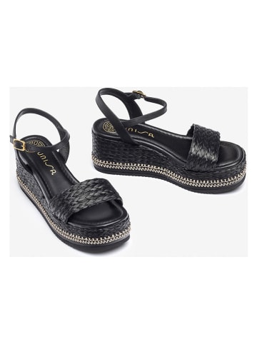 Unisa Sleehaksandalen zwart