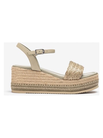 Unisa Keilsandaletten in Beige