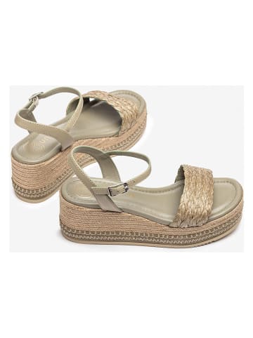 Unisa Keilsandaletten in Beige