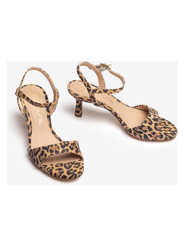Unisa Leder-Sandaletten in Beige/ Braun