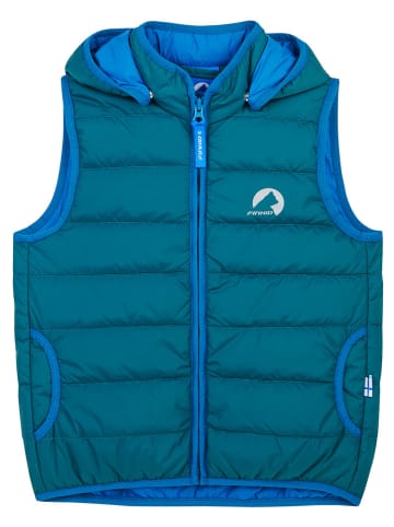 finkid Steppweste "Vanuli" in Blau/ Grün