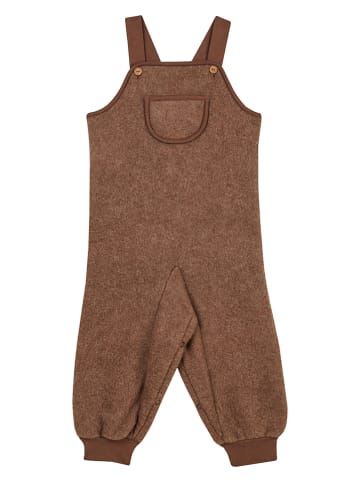 finkid Latzhose "Keinu Wool" in Braun