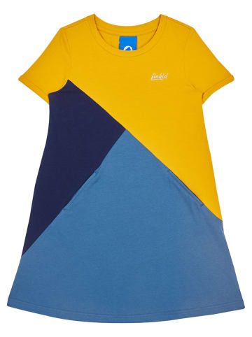 finkid Kleid "Merkortti" in Gelb/ Blau