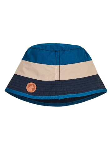 finkid Sonnenhut "Lasse" in Blau/ Beige