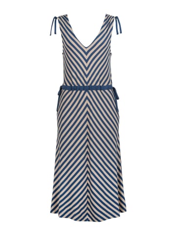 finside Kleid "Solmu" in Blau/ Beige