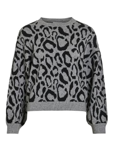 Vila Sweter "Tip" w kolorze szaro-czarnym