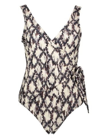 ONLY Badeanzug in Creme/ Schwarz