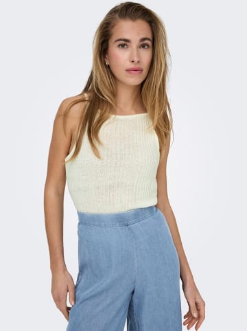 ONLY Stricktop in Creme