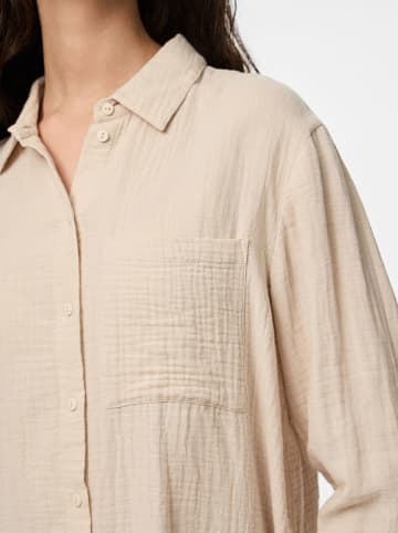 Pieces Bluse "Sastina" in Beige