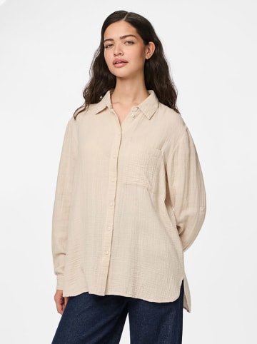 Pieces Bluse "Sastina" in Beige