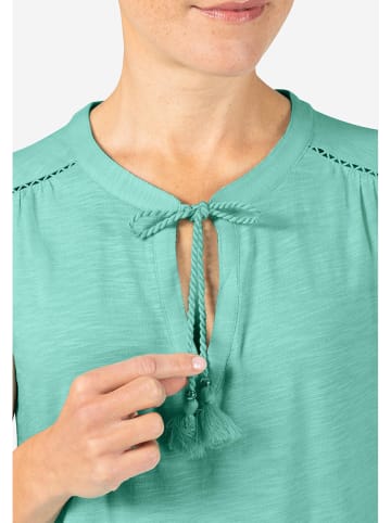 Timezone Top w kolorze turkusowym