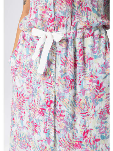 Timezone Sukienka w kolorze biało-różowym