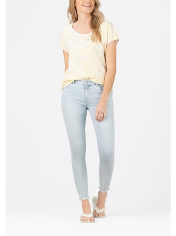 Timezone Koszulka w kolorze żółto-białym