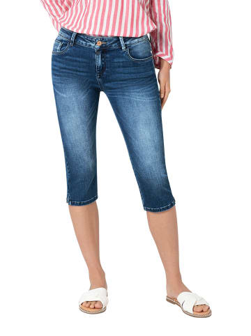 Timezone Jeans-Caprihose "Aleena" in Dunkelblau