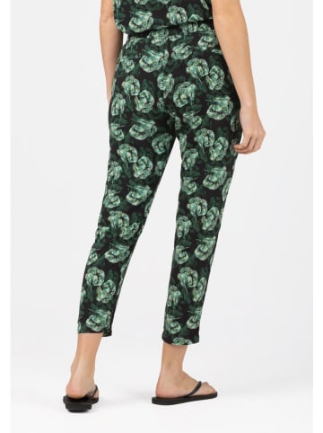 Timezone Broek "Akura" zwart/groen