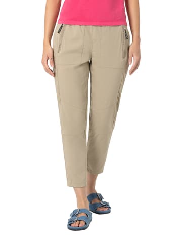 Timezone Spodnie "Suki" w kolorze beżowym