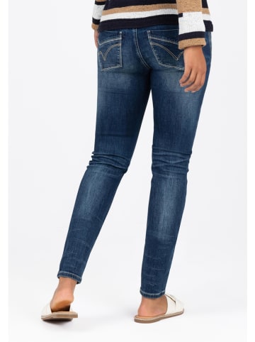 Timezone Dżinsy "Enya" - Slim fit - w kolorze granatowym