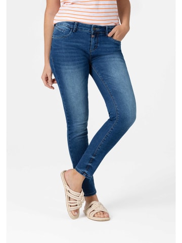 Timezone Dżinsy - Slim fit - w kolorze granatowym