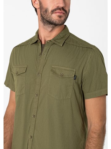Timezone Koszula w kolorze oliwkowym