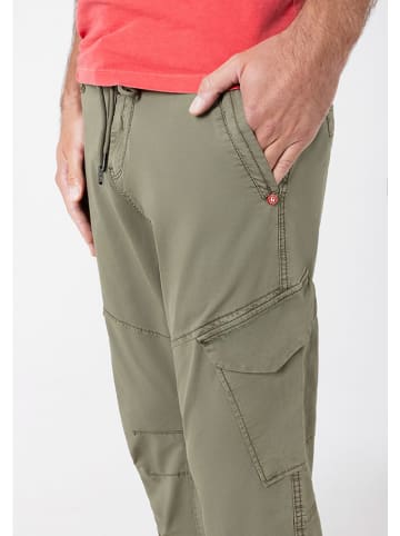 Timezone Bojówki "Brooklyn" w kolorze khaki