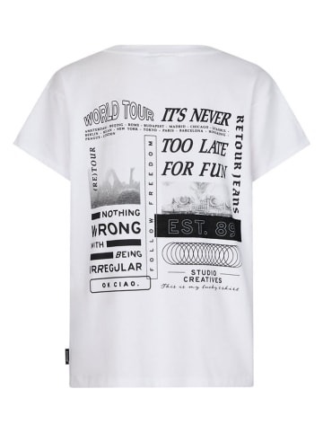 Retour Shirt "Davis" in Weiß