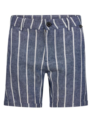 Retour Short "Remy" blauw/wit