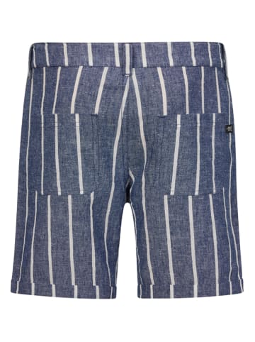 Retour Short "Remy" blauw/wit
