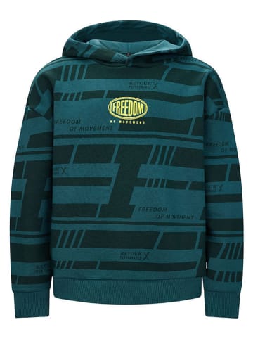Retour Hoodie "Fast" turquoise
