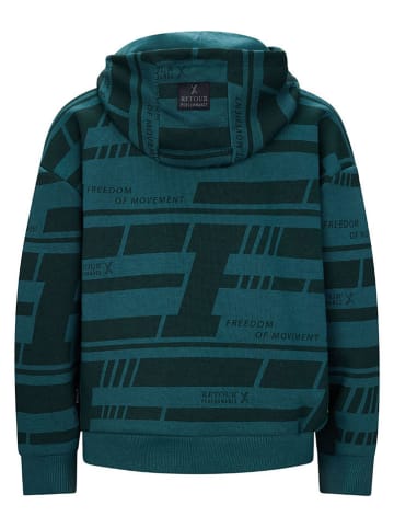 Retour Bluza "Fast" w kolorze turkusowym
